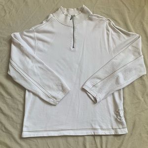 White Margaritaville Mens Quarter Zip